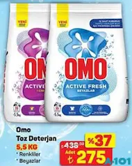 OMO TOZ DETERJAN 5,5 KG OMO TOZ DETERJAN 5,5 KG